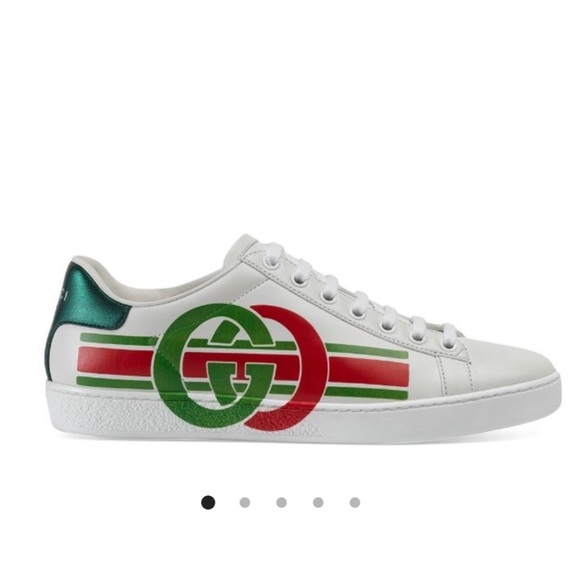 Gucci | Interlocking G Ace Sneakers Size 10.5 NEW - Picture 1 of 12